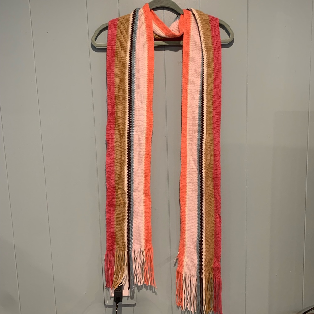 Multi Color Knitted Scarf